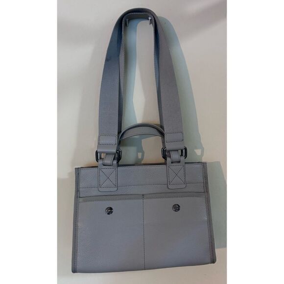 Botkier Bite Size Bedford Leather Tote Bag in Silver
Grey / Excellent - Picture 2 of 11